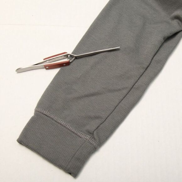 Straight Down Sweater Mens Large Gray 1/4 Zip Pocket Logo * - Picture 5 of 12